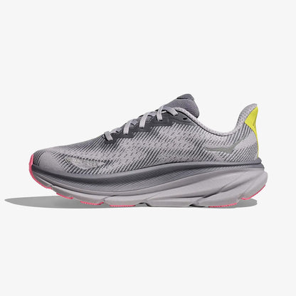 Hoka Clifton 9 Gore-tex Kadın Gri Yol Koşusu Ayakkabısı
