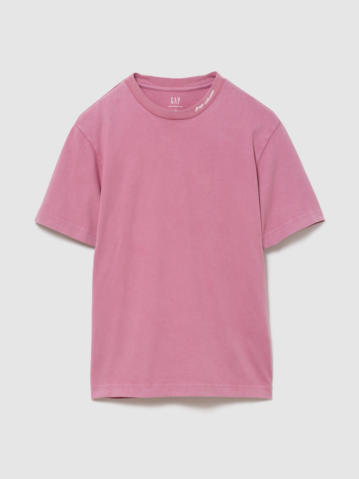 Pembe Heavyweight Gap Logo Relaxed Crop T-shirt