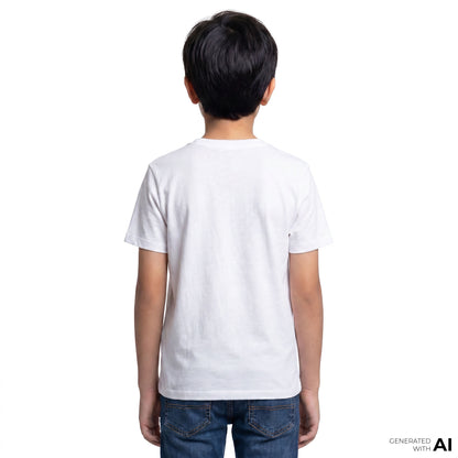 Gap Relaxed Fit Çocuk Beyaz T-shirt