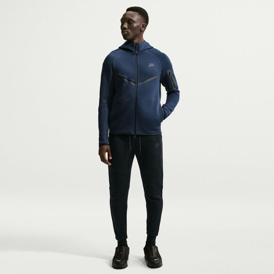 Nike Tech Fleece Full Zip Erkek Mavi Sweatshirt