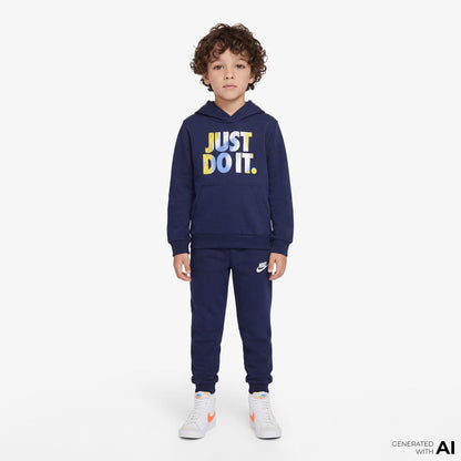 Nike Sportswear Reveal Set Çocuk Mavi Eşofman Takımı