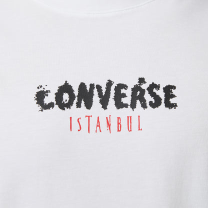 Converse Erkek Beyaz Grafik Baskılı T-shirt