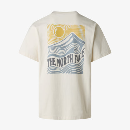 The North Face Mountain Escape Relaxed Erkek Beyaz T-shirt
