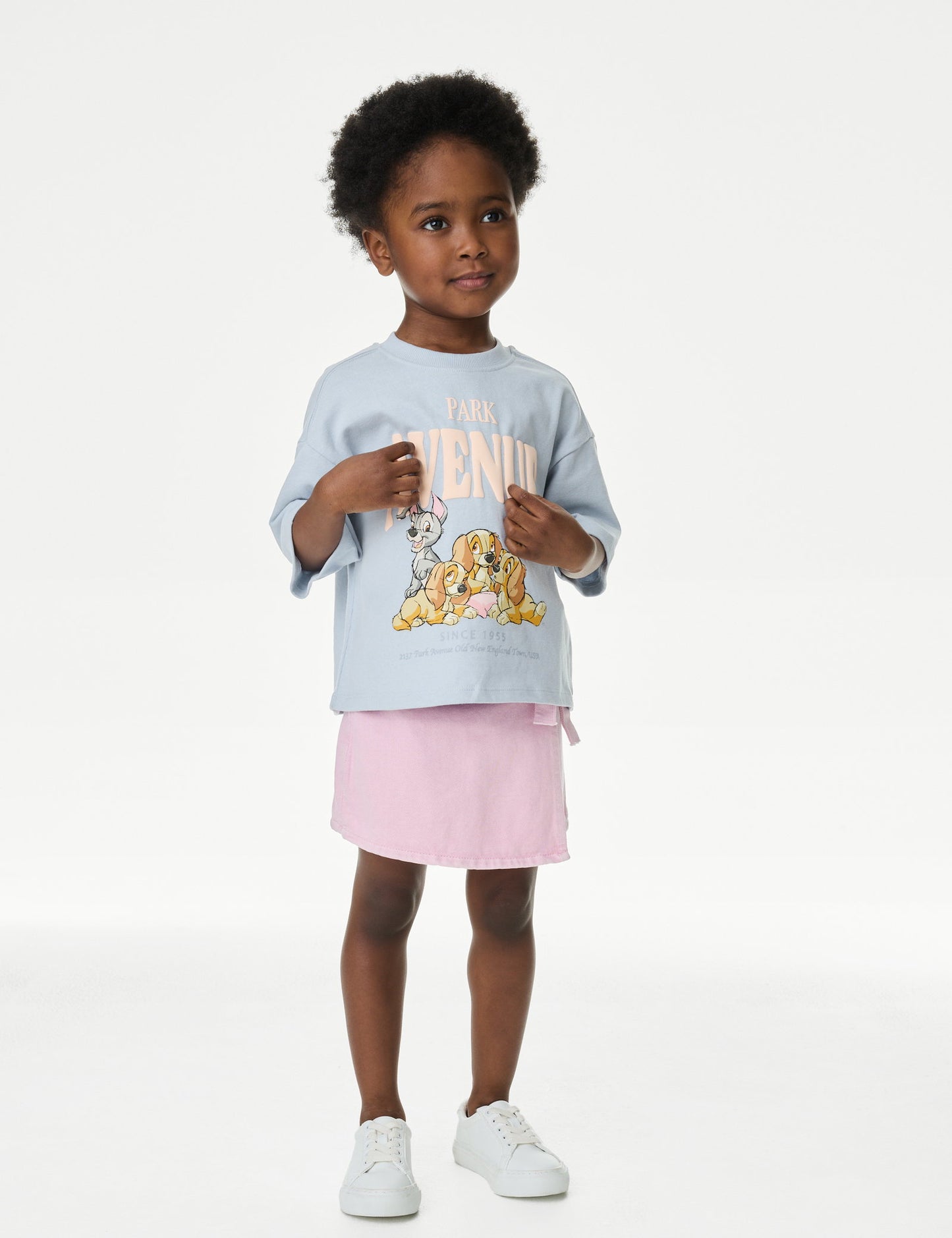 Saf Pamuklu Lady And The Tramp:trade_mark: T-shirt (1-8 Yaş)