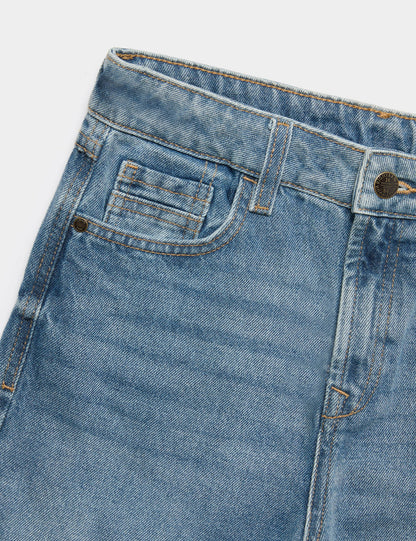 Pamuklu Relaxed Fit Jean (6-16 yaş)