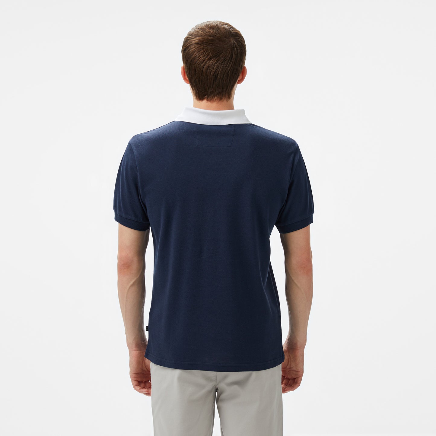 Nautica Erkek Lacivert Classic Fit Polo Yaka T-shirt