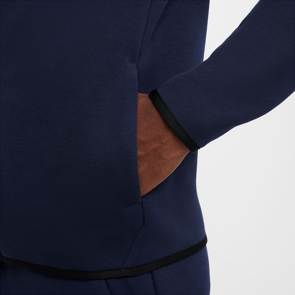 Nike Tech Fleece Full Zip Erkek Mavi Sweatshirt