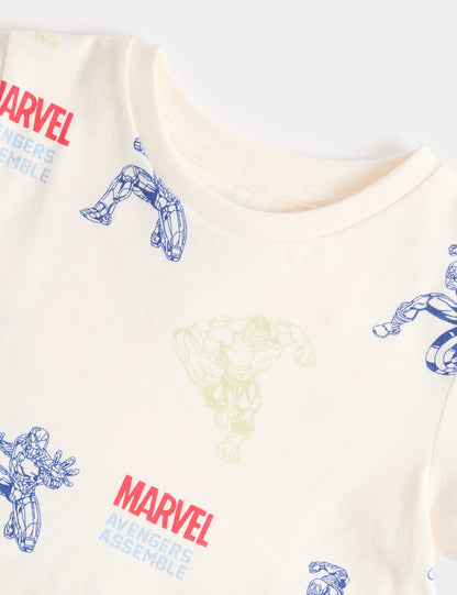 %100 Pamuklu Marvel Pijama Takımı
