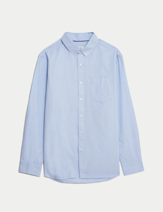Regular Fit Uzun Kollu Oxford Gömlek