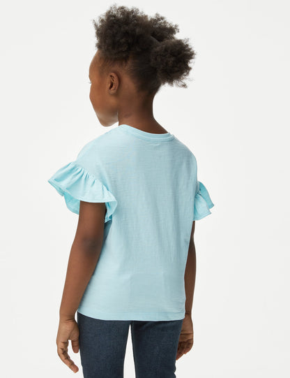 Saf Pamuklu Minnie Mouse:trade_mark: T-shirt (2-7 Yaş)