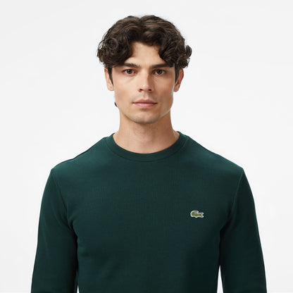 Lacoste Regular Fit Uzun Kollu Bisiklet Yaka Erkek Koyu Yeşil T-shirt