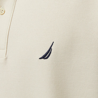 Nautica Erkek Bej Classic Fit Polo Yaka T-shirt
