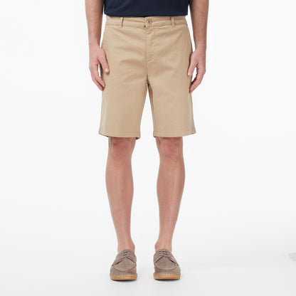 Nautica Erkek Bej Regular Fit Chino Şort
