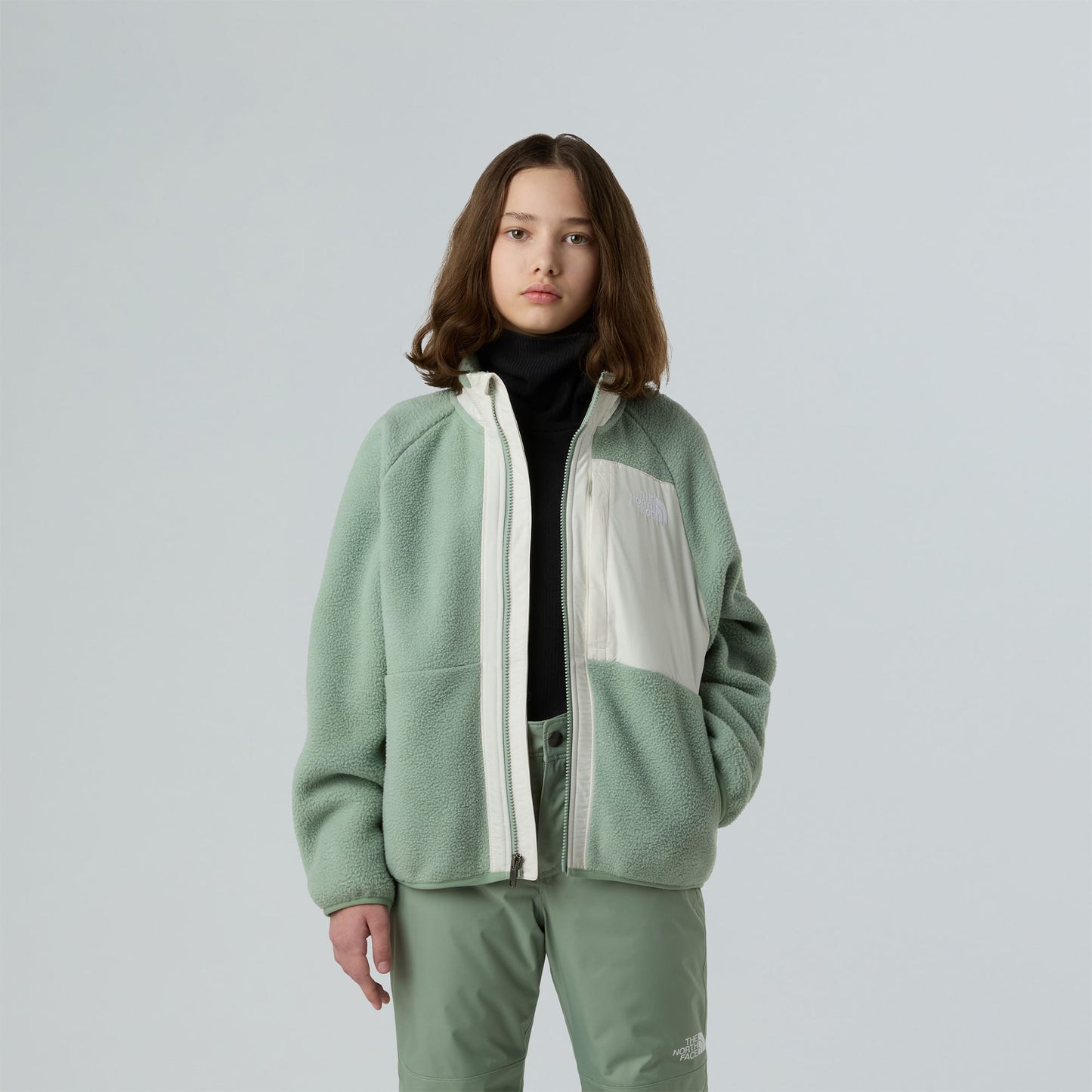 The North Face Yumiori Full Zipped Çocuk Yeşil Polar Üst