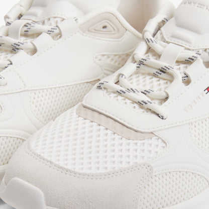 Tommy Hilfiger Lightweight Runner Monocolor Erkek Bej Spor Ayakkabı