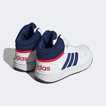 Adidas Sportswear Hoops 3.0 Mid Çocuk Beyaz Spor Ayakkabı