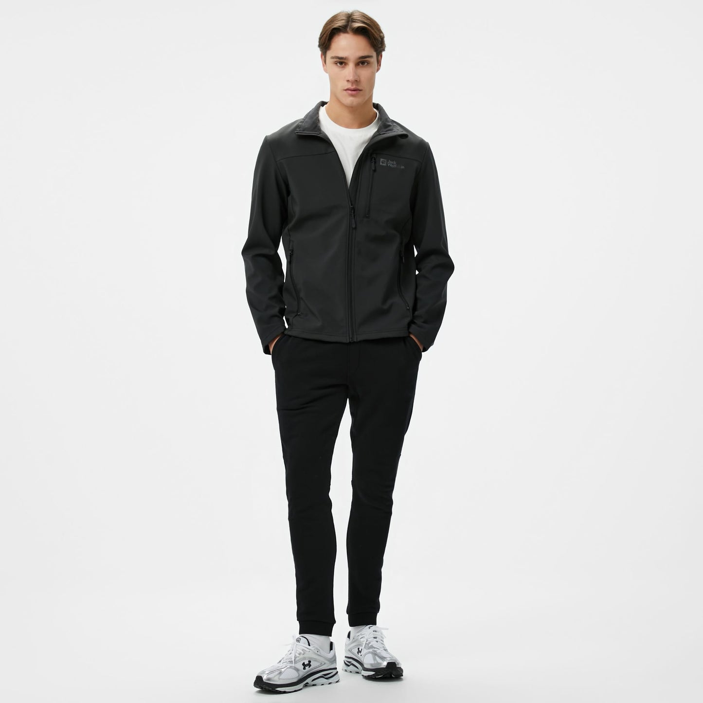 Jack Wolfskin Texashield Core Erkek Siyah Ceket