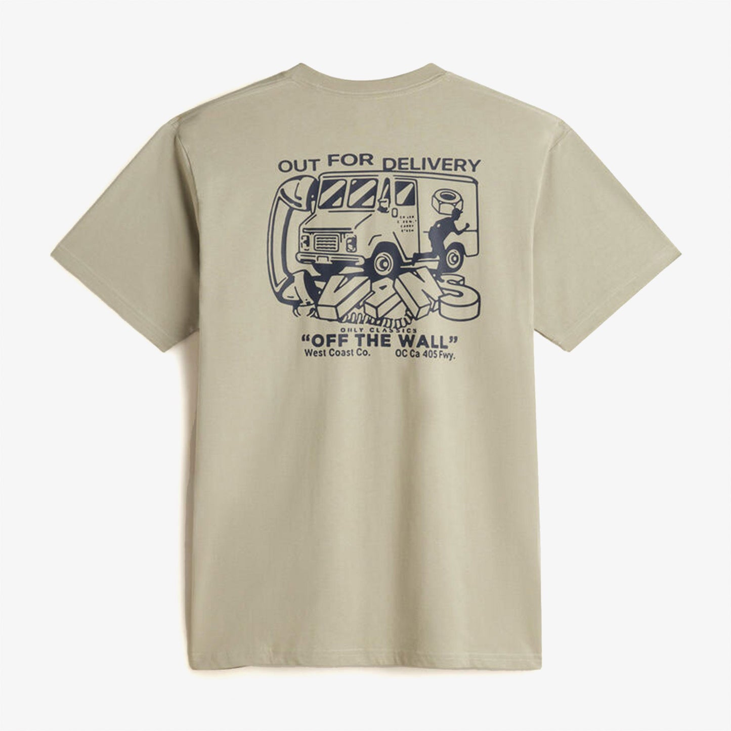 Vans Next Stop Ss Erkek Gri T-shirt