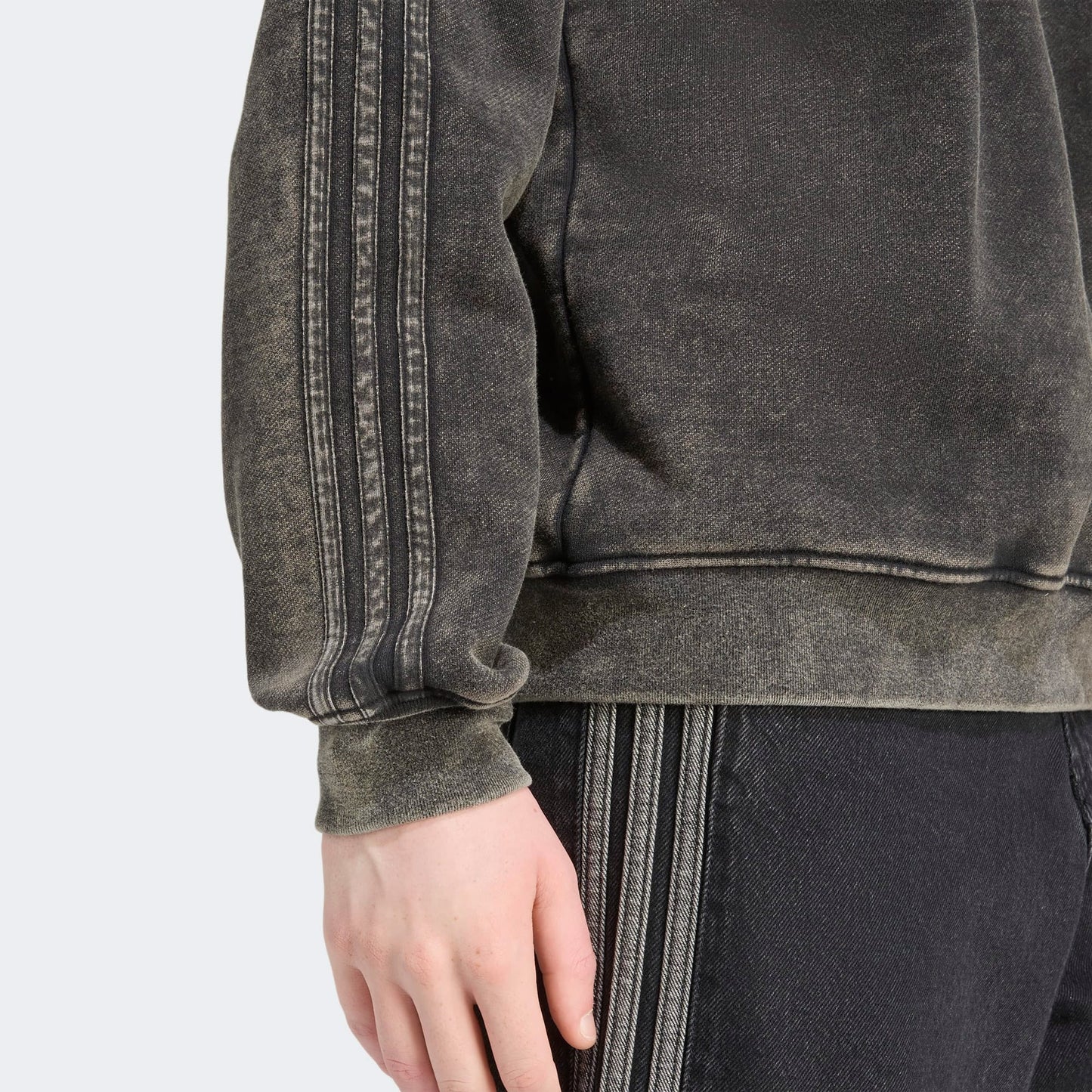 Adidas Sh Hoodıe Erkek Gri Sweatshirt