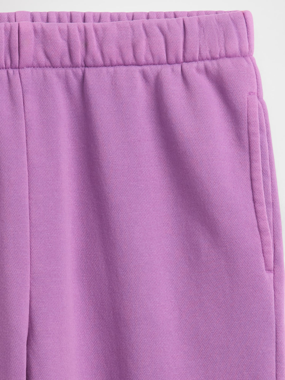 Mor Relaxed Fleece Eşofman Altı