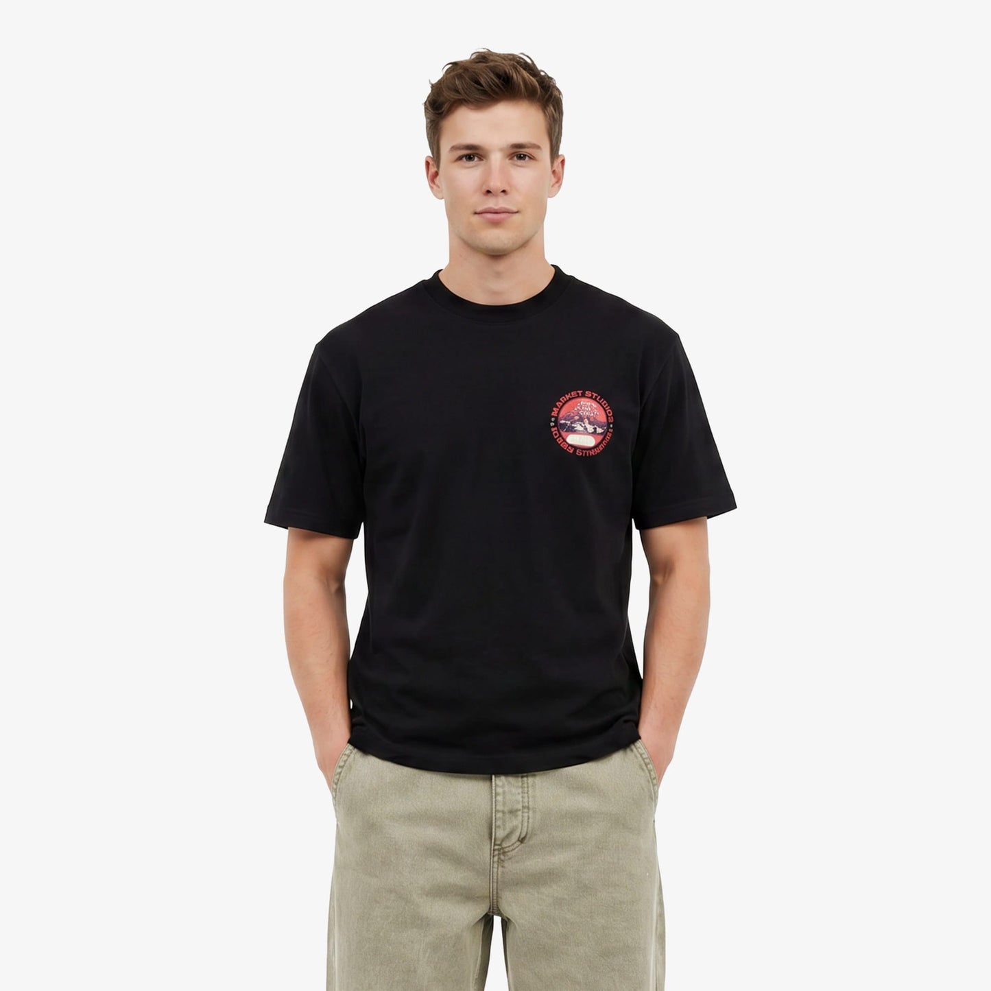 Market Have A Nice Race Erkek Siyah T-shirt