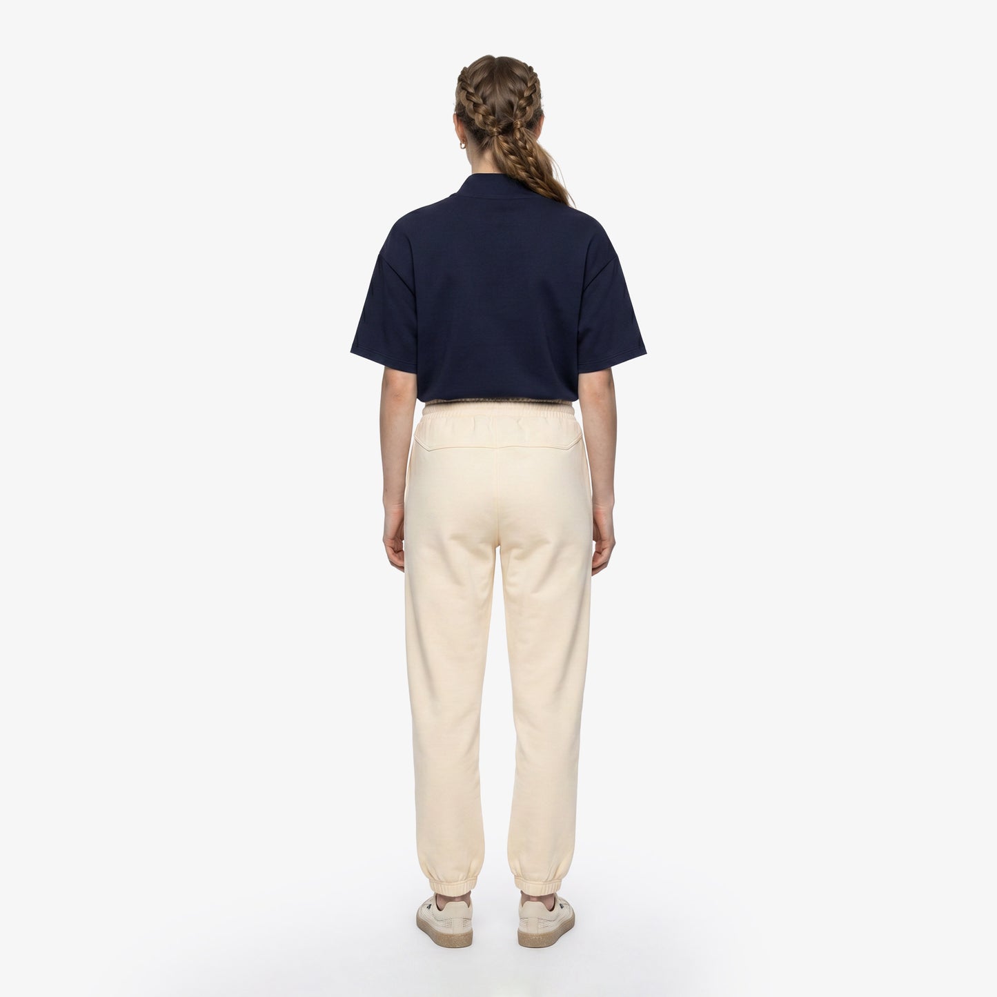 House Of Superstep X Lacoste Kapsul Koleksiyon Kadın Bej Eşofman Altı