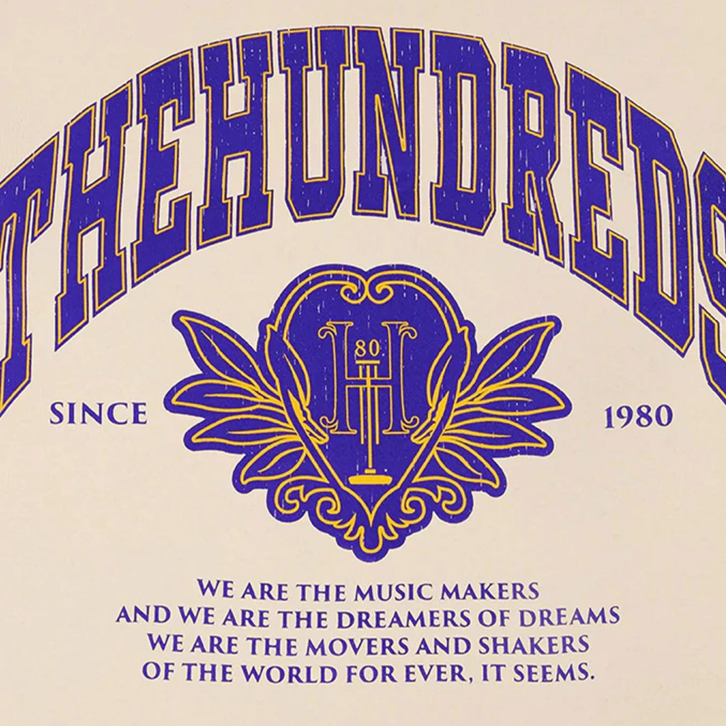 The Hundreds Alumnus Erkek Beyaz T-shirt