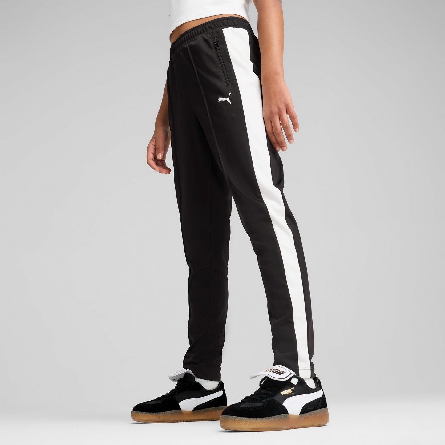 Puma T7 Always On Slim Çocuk Siyah Eşofman Altı