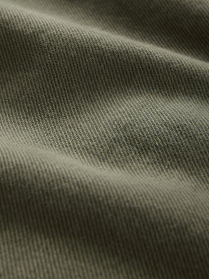Haki High Rise Barrel Jean Pantolon