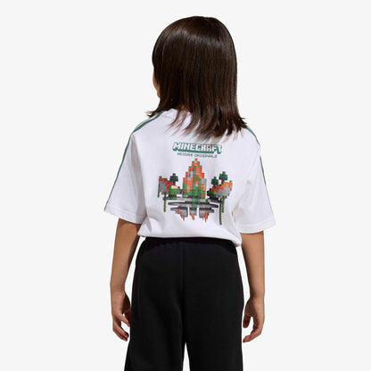 Adidas Minecraft Lo Tee Çocuk Beyaz T-shirt