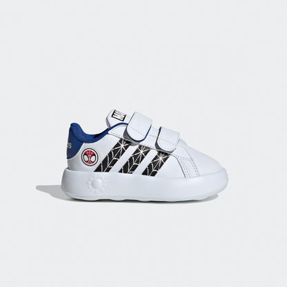 Adidas Spider-man Grand Court Bebek Beyaz Spor Ayakkabı