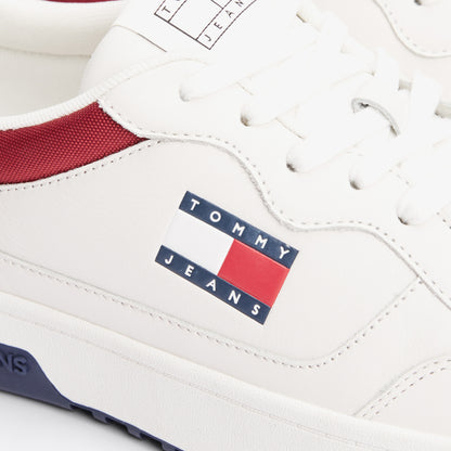 Tommy Hilfiger The Brooklyn Leather Essentials Erkek Beyaz Spor Ayakkabı