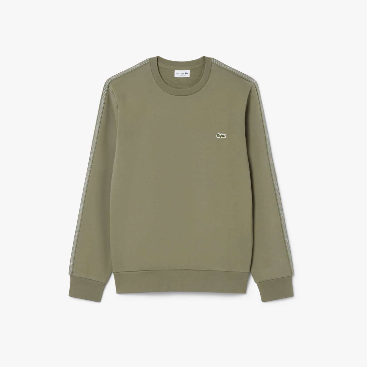 Lacoste Erkek Classic Fit Bisiklet Yaka Haki Sweatshirt