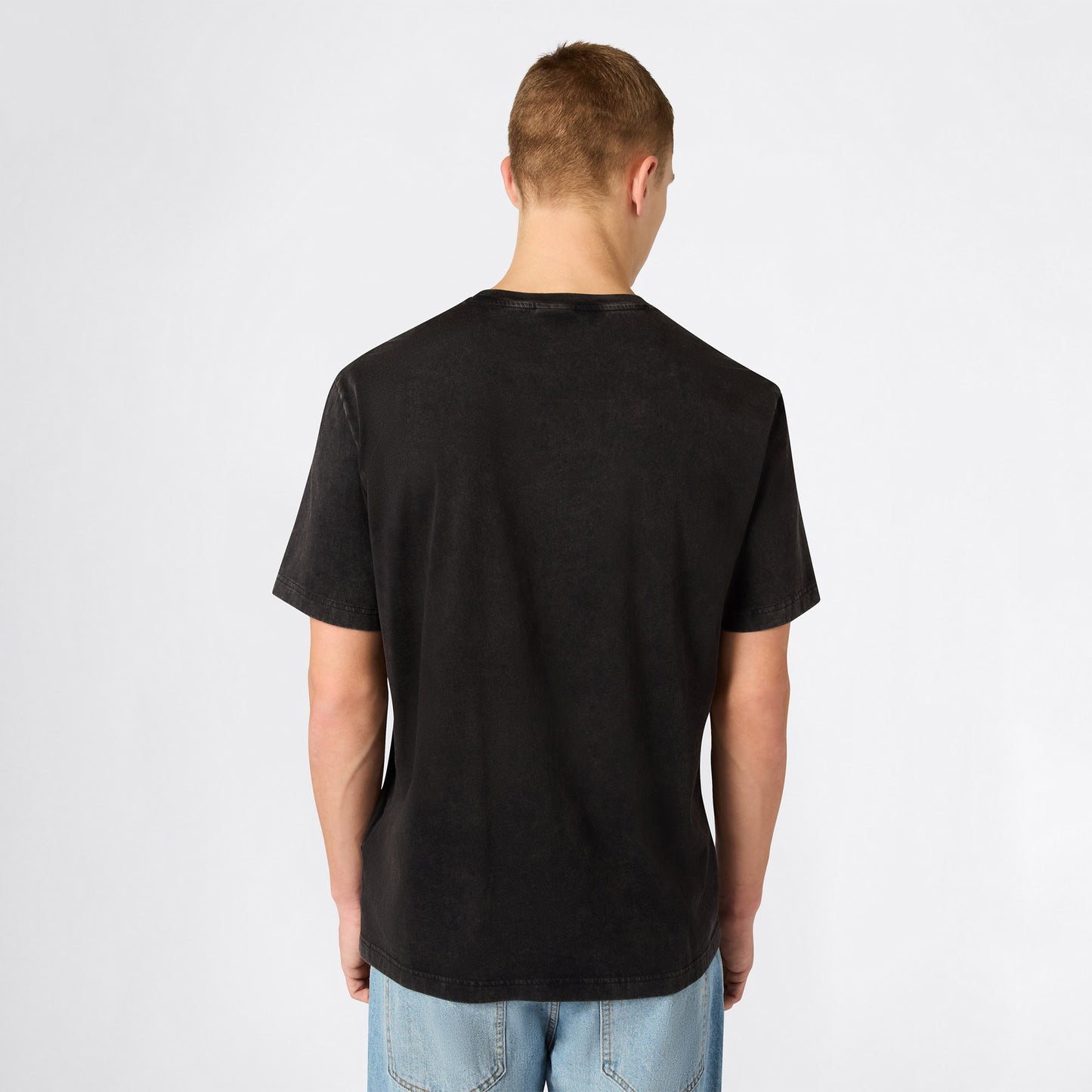 Champion Ss Regular Fit Erkek Siyah T-shirt