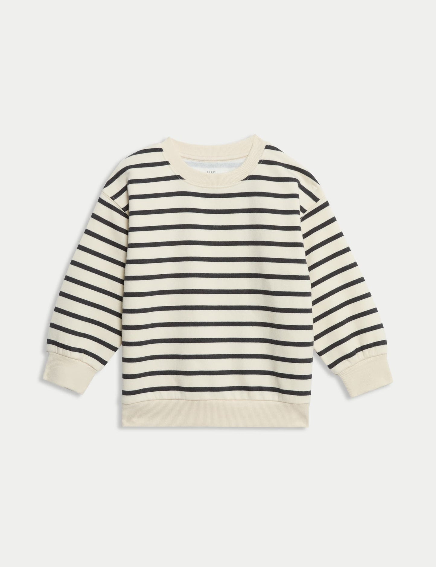 Pamuk Karışımlı Çizgili Sweatshirt (2-8 Yaş)