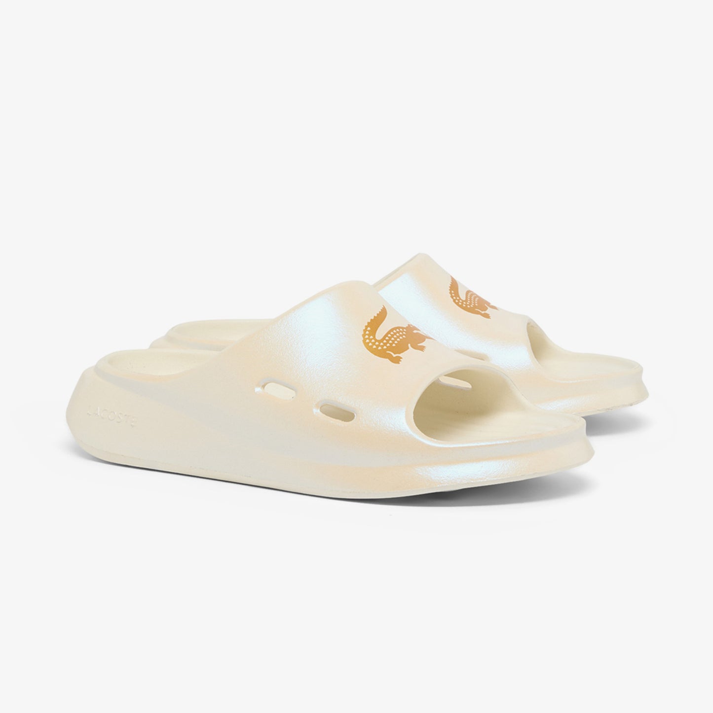 Lacoste Meduz Slide Kadın Beyaz Terlik