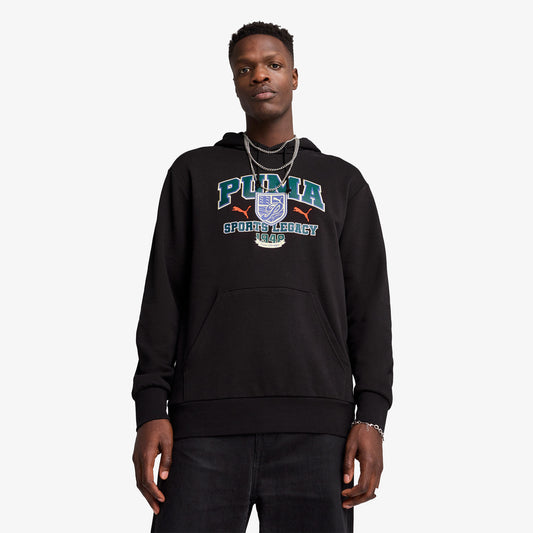 Puma Sports Legacy Graphic Erkek Siyah Sweatshirt