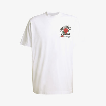 Adidas Gfx Roses Erkek Beyaz T-shirt