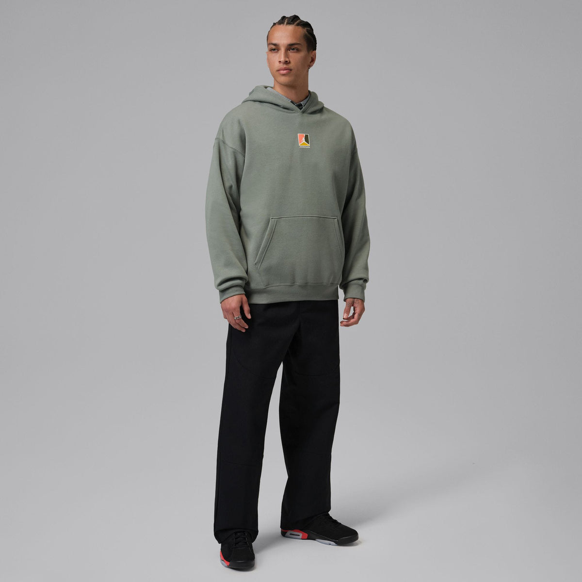 Jordan Brooklyn Erkek Yeşil Sweatshirt