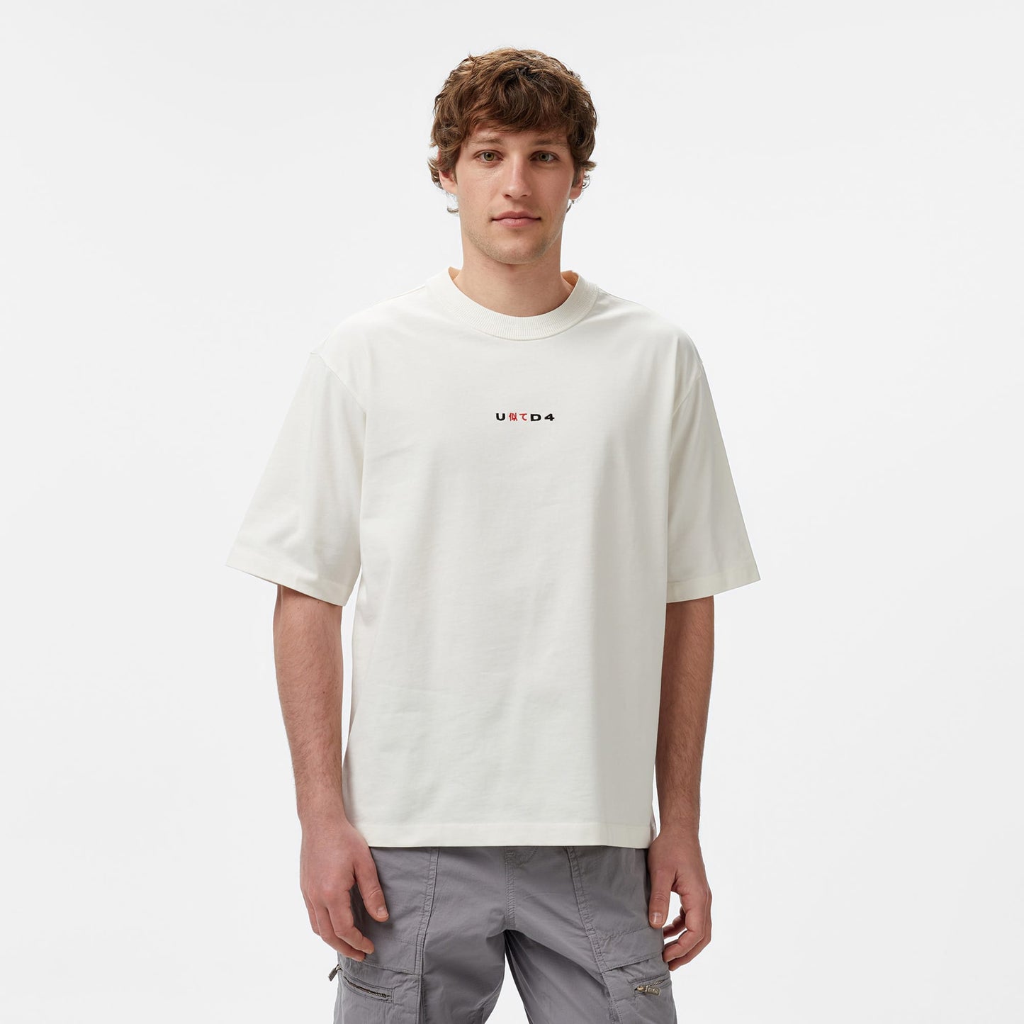 United4 Erkek Bej T-shirt