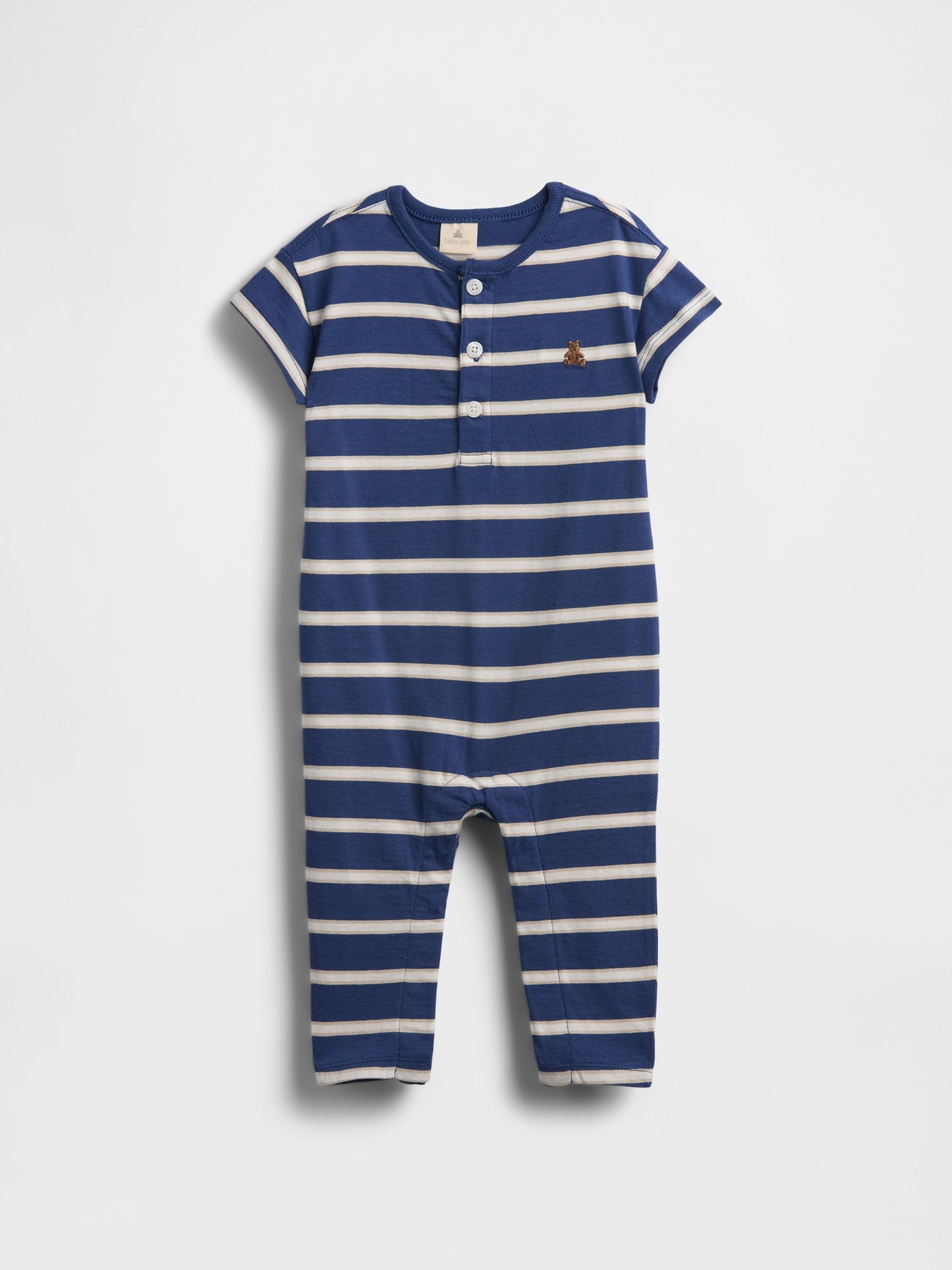 Koyu Mavi Baby Brannan Bear Henley Tek Parça