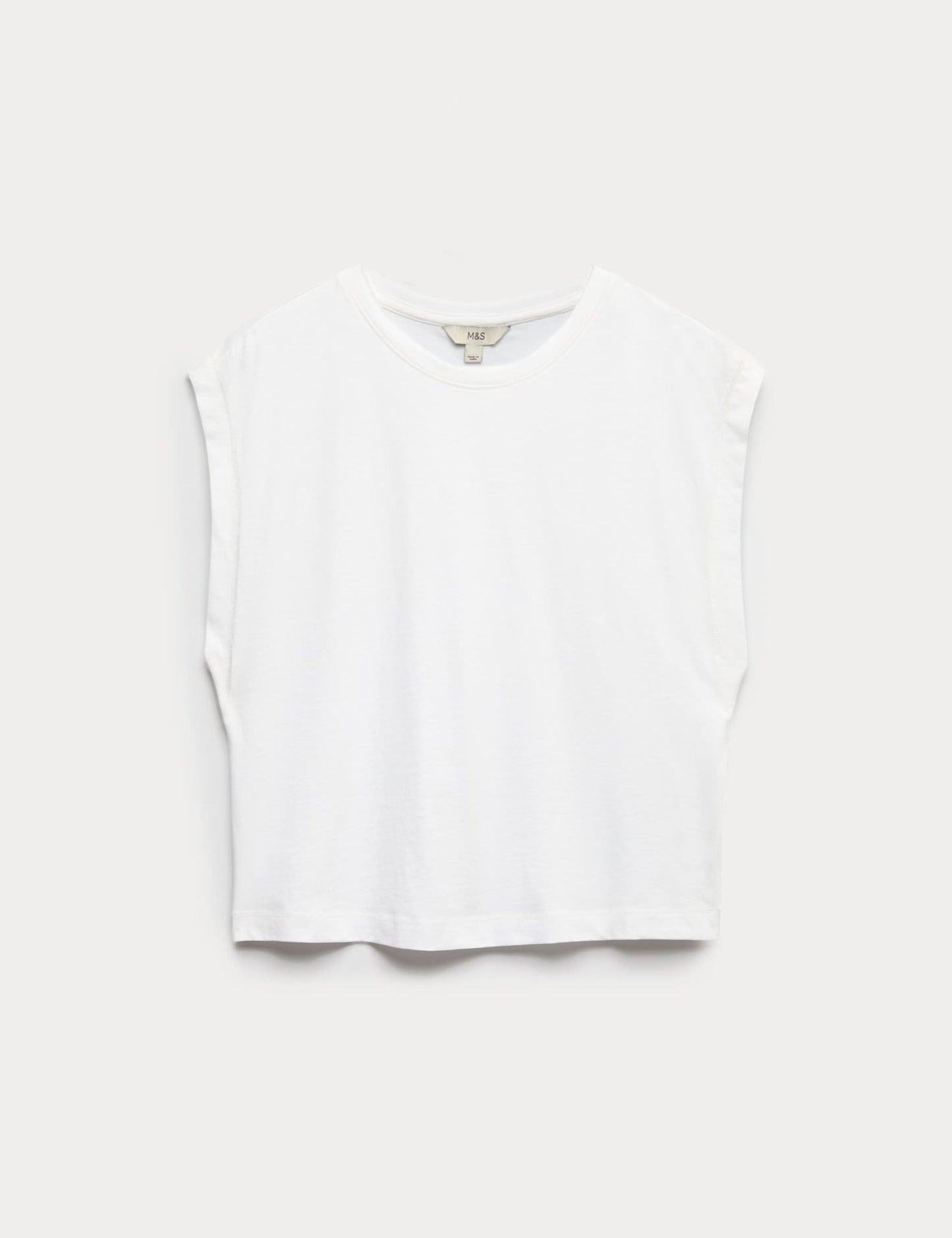 Saf Pamuklu T-shirt
