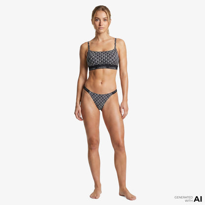 Calvin Klein Kadın Siyah Bikini Altı