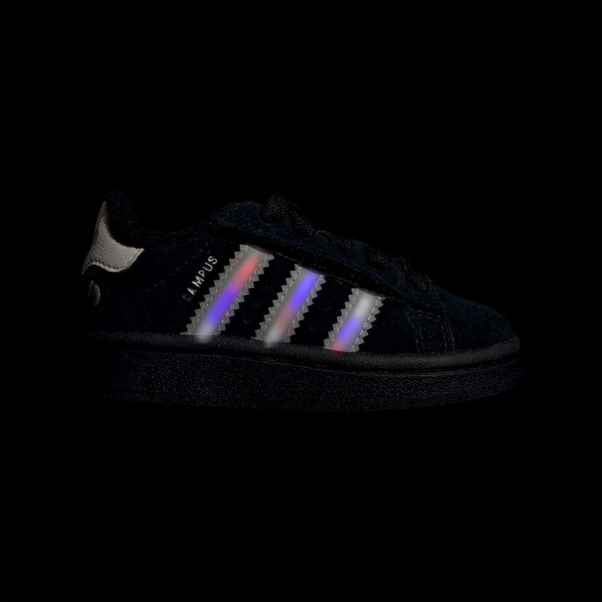 Adidas Campus 00s Led Lights Comfort Elastic Lace Çocuk Siyah Spor Ayakkabı