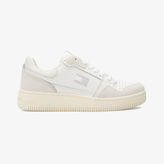 Tommy Jeans Retro Basket Kadın Beyaz Spor Ayakkabı