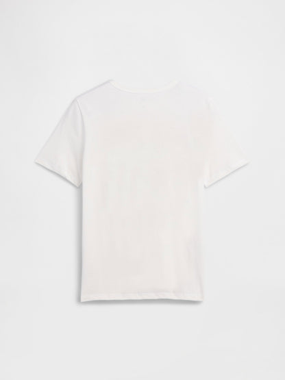 Beyaz Peanuts Grafik Baskılı T-shirt