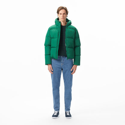 Lacoste Erkek Relaxed Fit Kapüşonlu Yeşil Mont