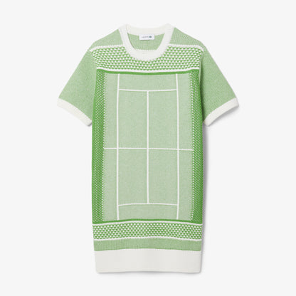 Lacoste Classic Fit Kadın Yeşil Elbise