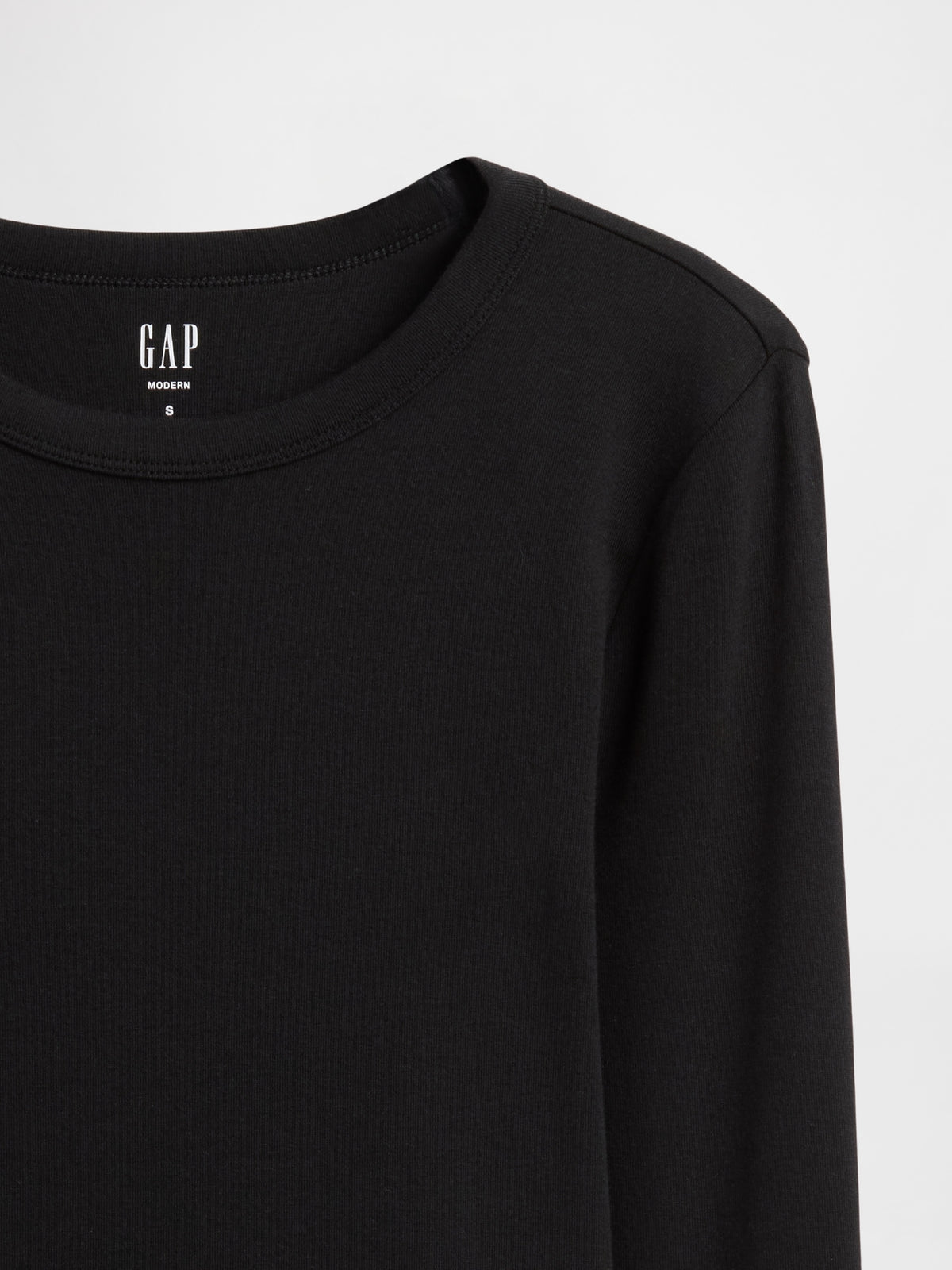 Siyah Modern Shrunken T-shirt