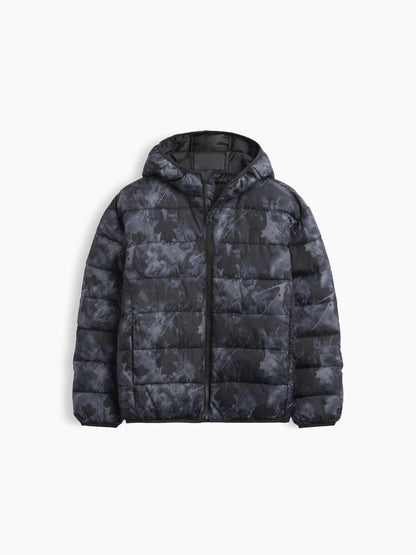Kamuflaj Recycled Lightweight Puffer Şişme Mont